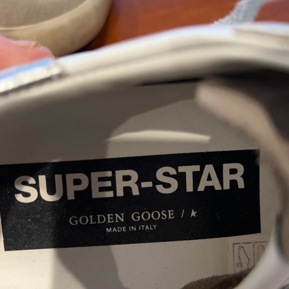 Golden Goose Gray and White Sneakers Distressed Leather women’s size 7.5 - Picture 6 of 7